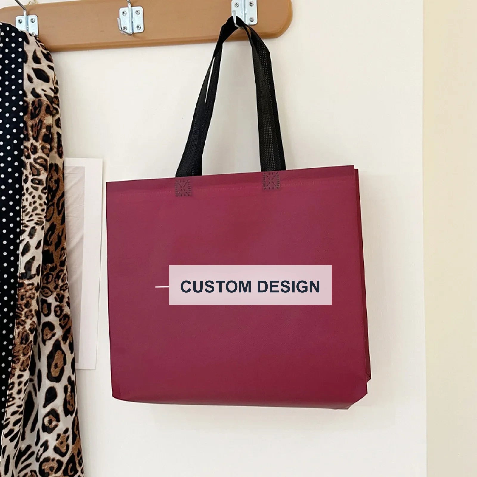 Laminated Non-Woven Tote Bags — 2 Styles — Ancora RedLettering