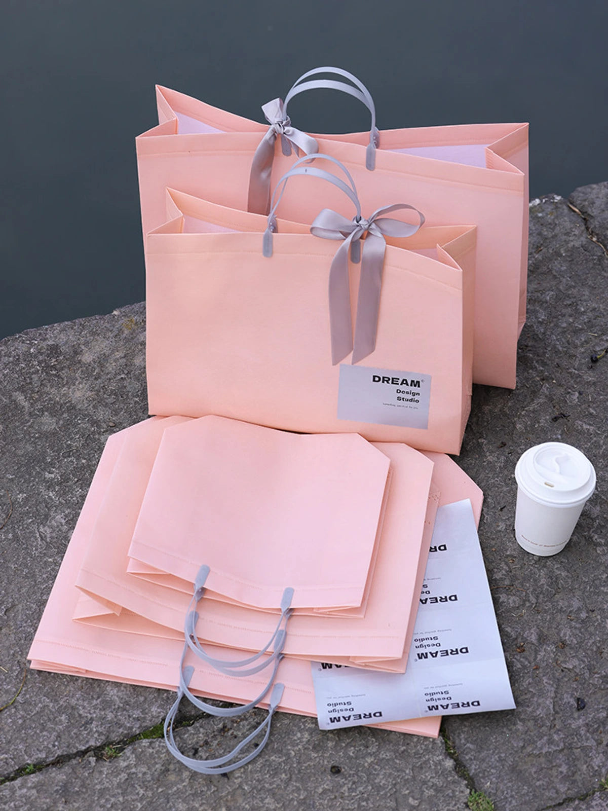 Laminated Non-Woven Tote Bags — 3 Styles product view 5