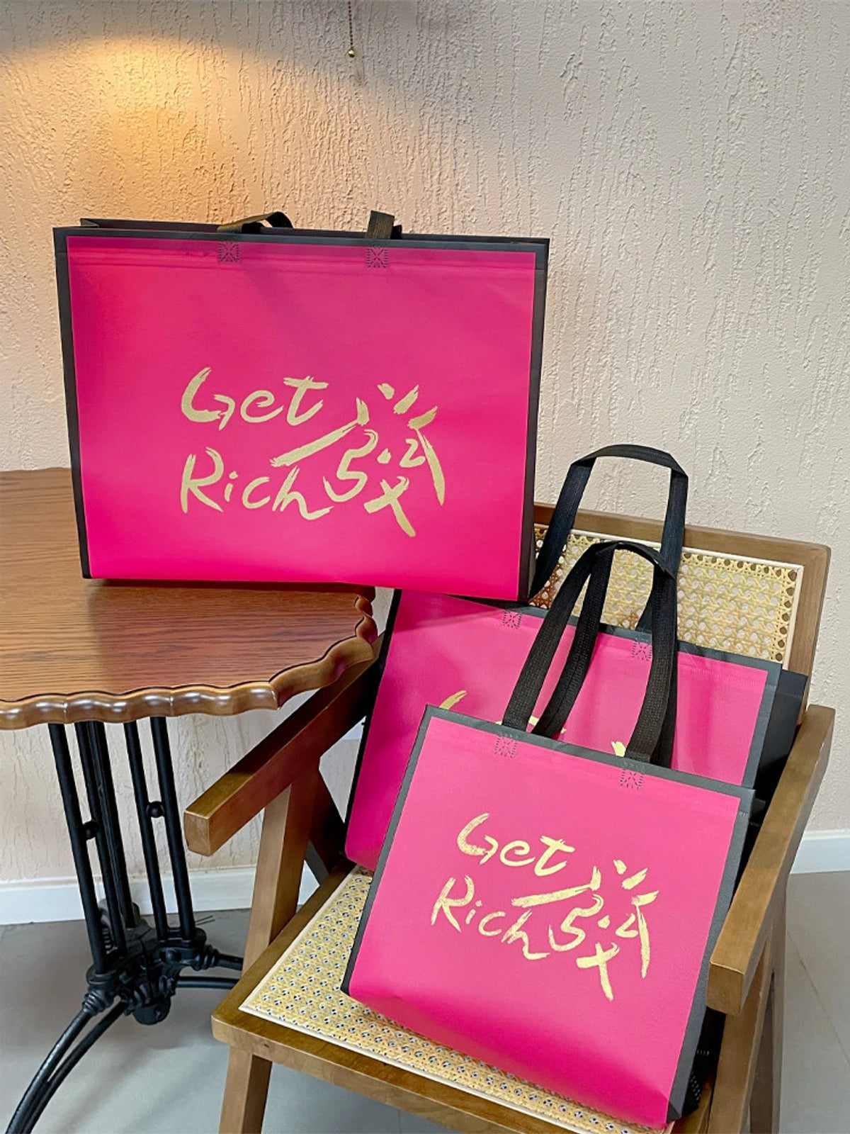 Laminated Non-Woven Tote Bags — 4 Styles product view 2