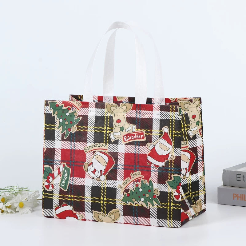 Laminated non-woven Christmas gift bag, Design 24