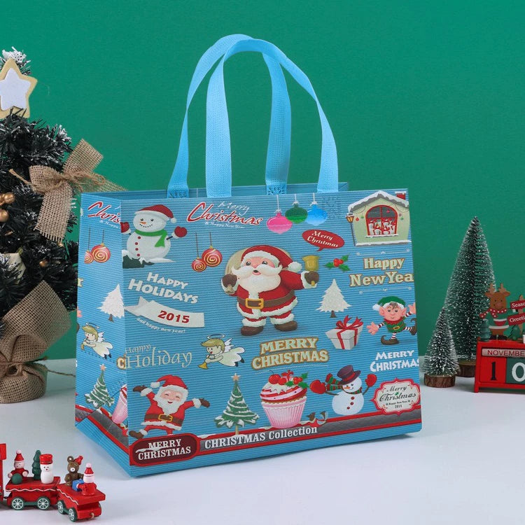 Laminated non-woven Christmas gift bag, Design 5