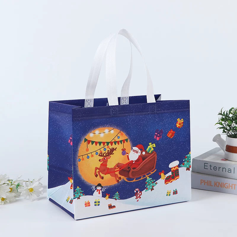 Laminated non-woven Christmas gift bag, Design 11