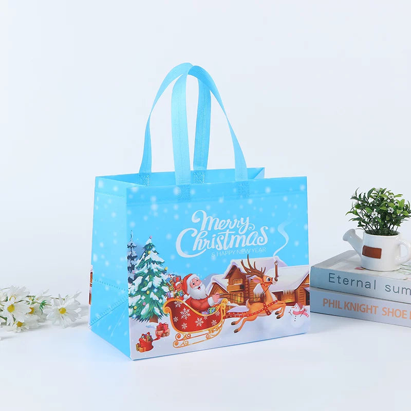 Laminated non-woven Christmas gift bag, Design 14