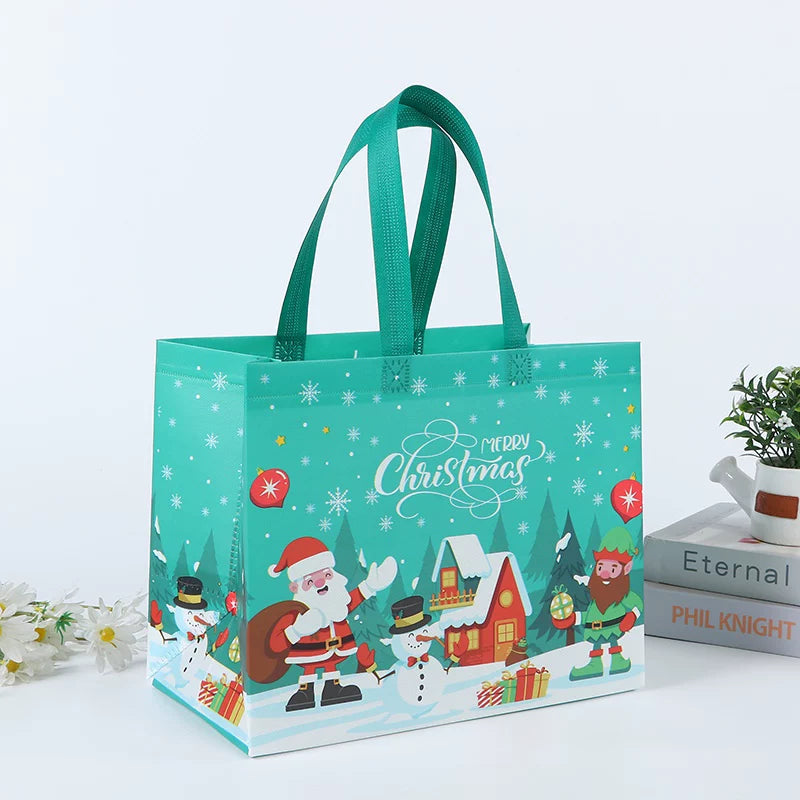 Laminated non-woven Christmas gift bag, Design 15
