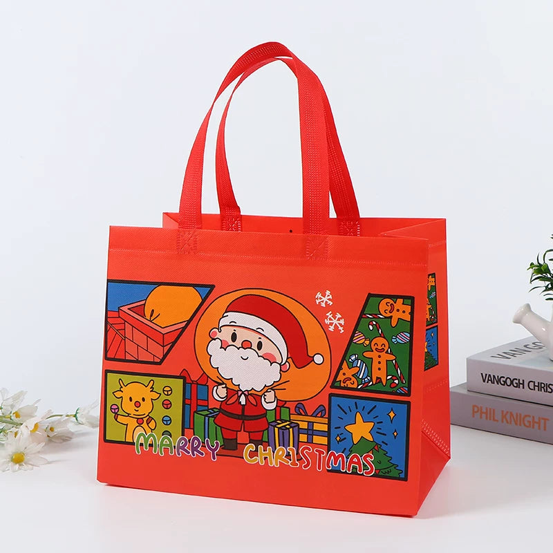 Laminated non-woven Christmas gift bag, Design 27
