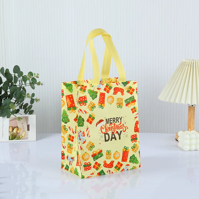 Laminated non-woven Christmas gift bag, Design 38