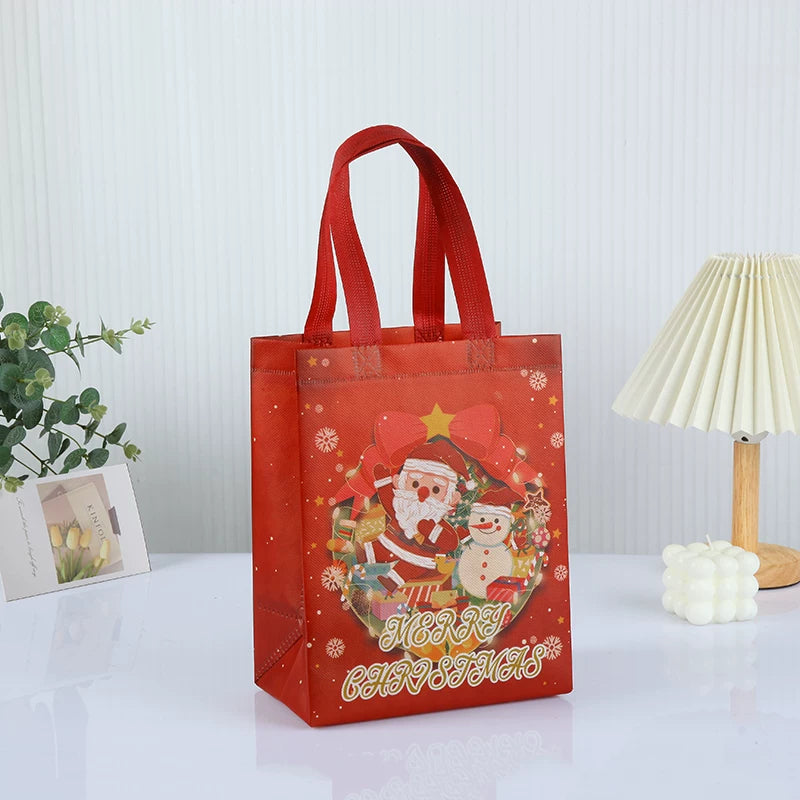 Laminated non-woven Christmas gift bag, Design 42