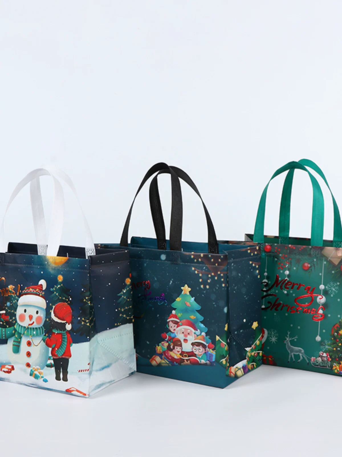 Laminated non-woven Christmas gift bags, gallery view 2