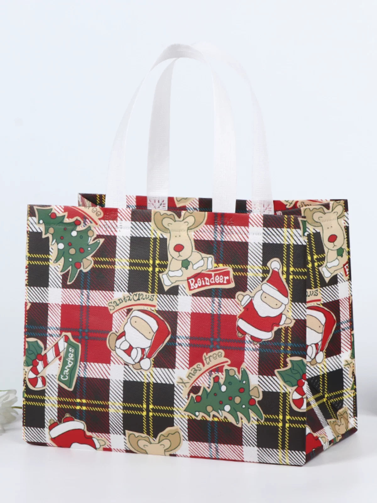 Laminated non-woven Christmas gift bags, gallery view 5