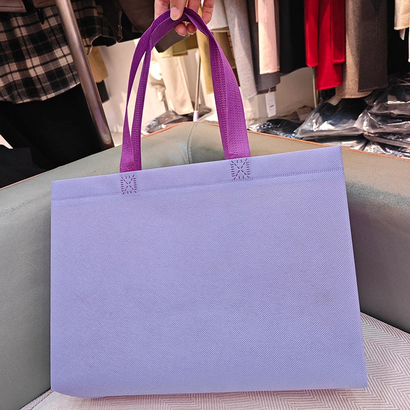 Light Purple large-capacity non-woven shoulder tote bags — 7 options