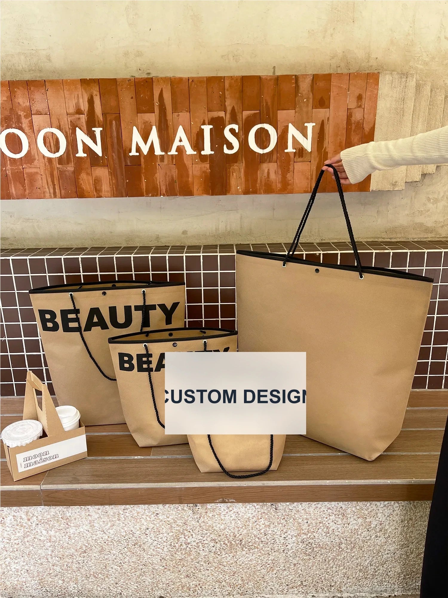 Large-Capacity Non-Woven Tote Bags — 10 Styles product view 1