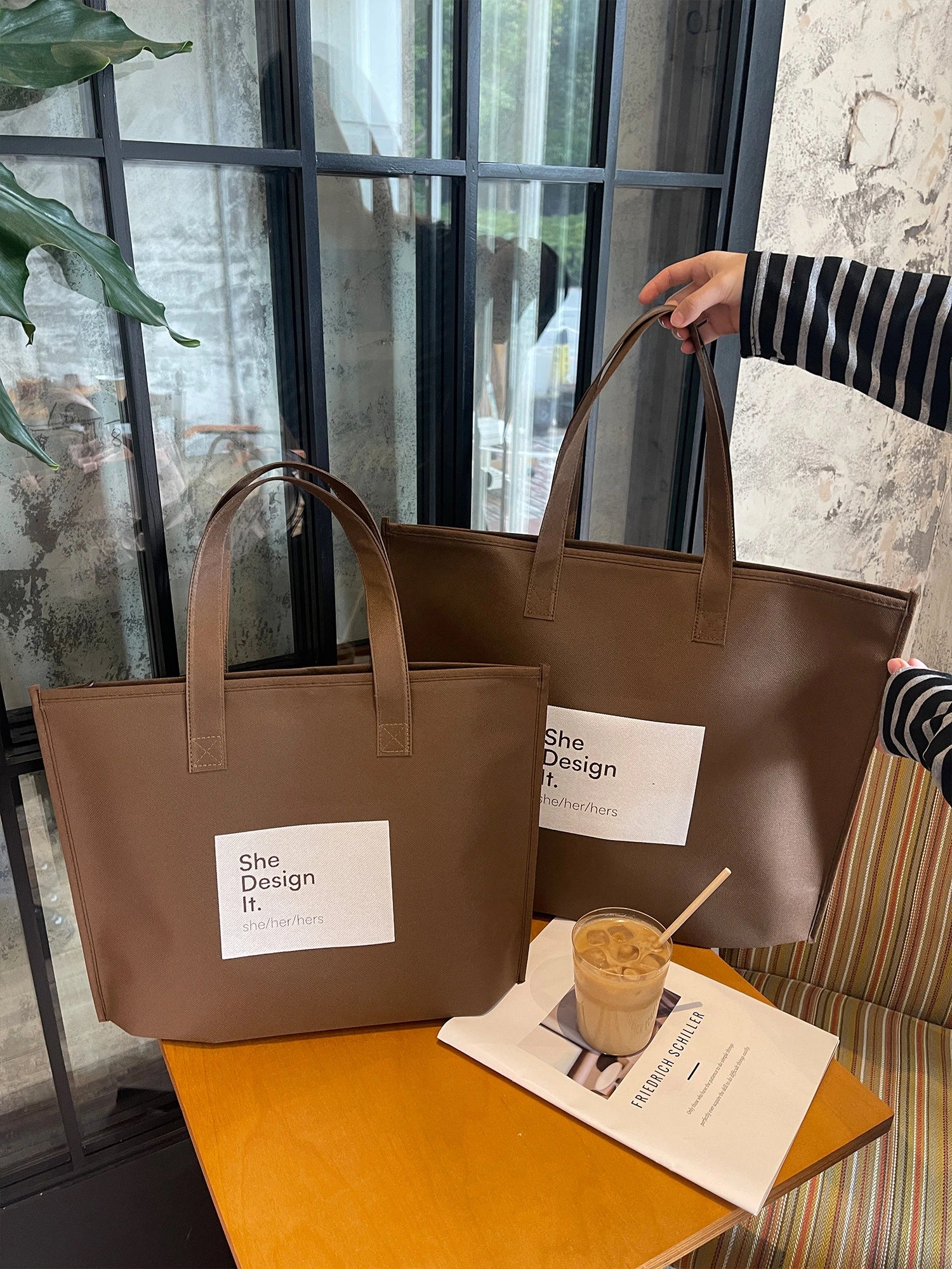 Large-Capacity Non-Woven Tote Bags — 10 Styles product view 2