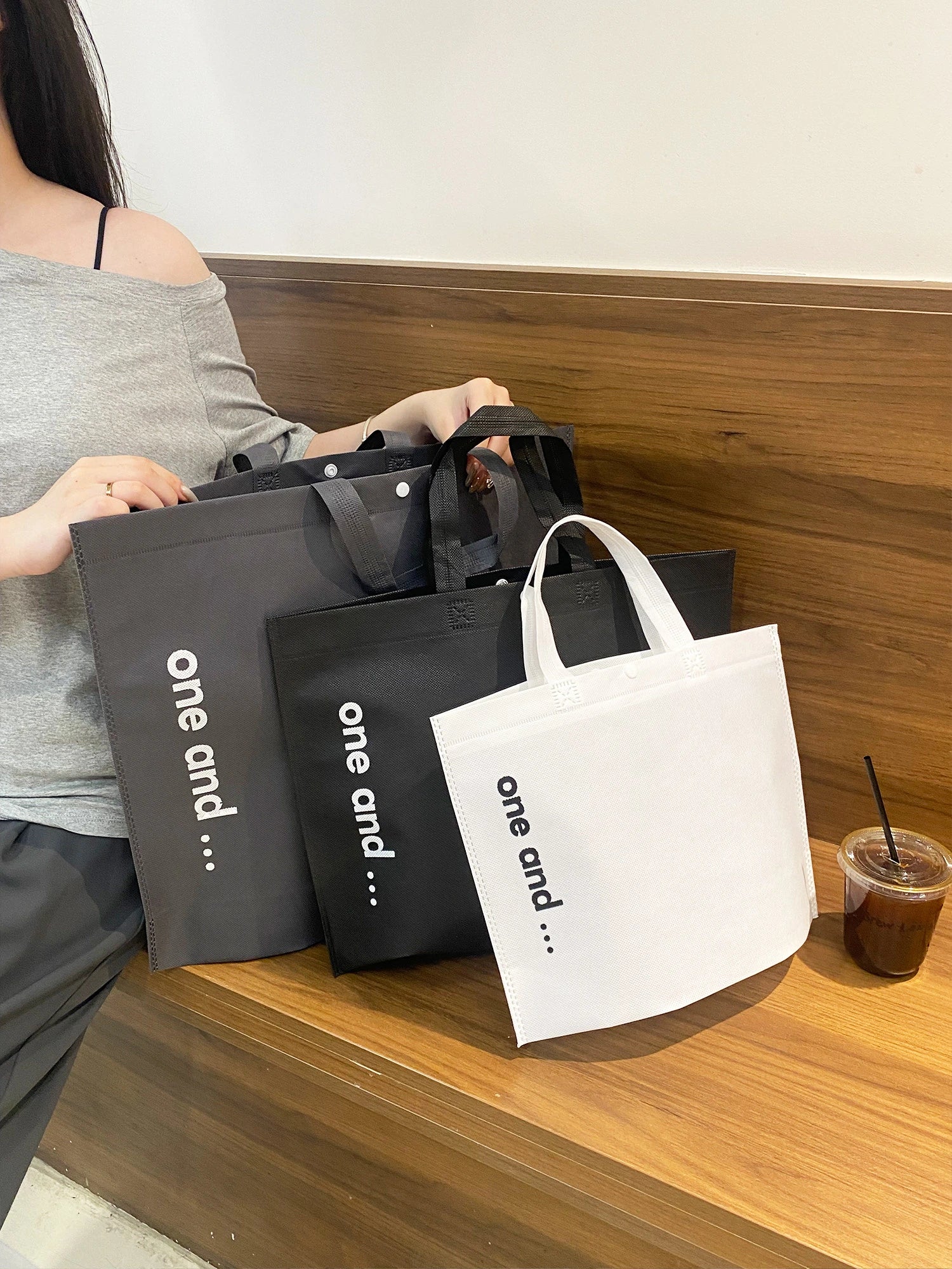 Large-Capacity Non-Woven Tote Bags — 10 Styles product view 3
