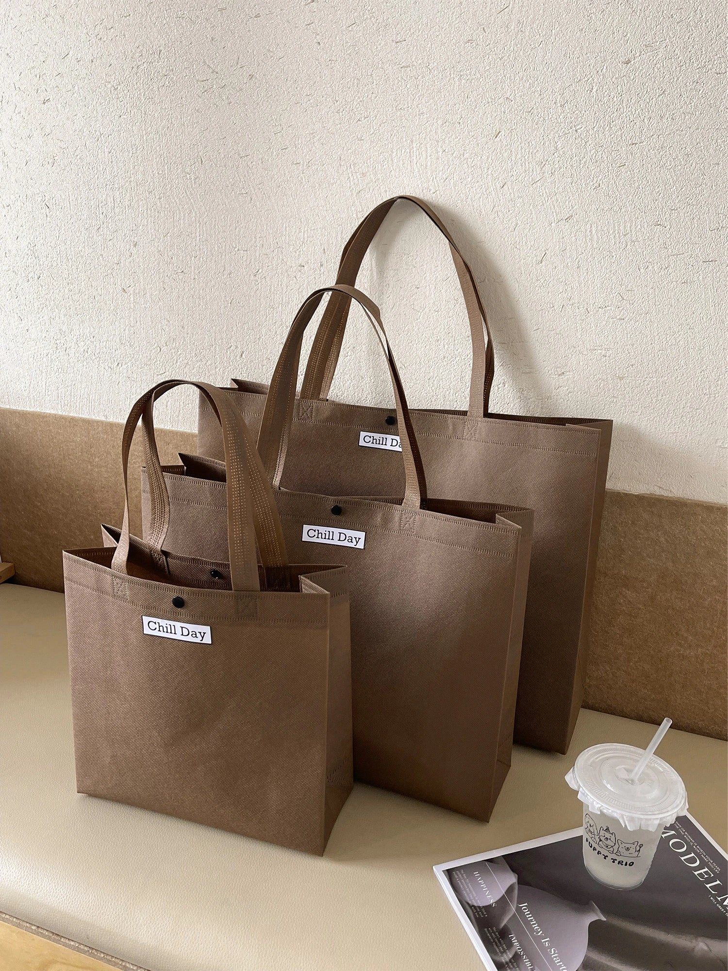 Large-Capacity Non-Woven Tote Bags — 10 Styles product view 3
