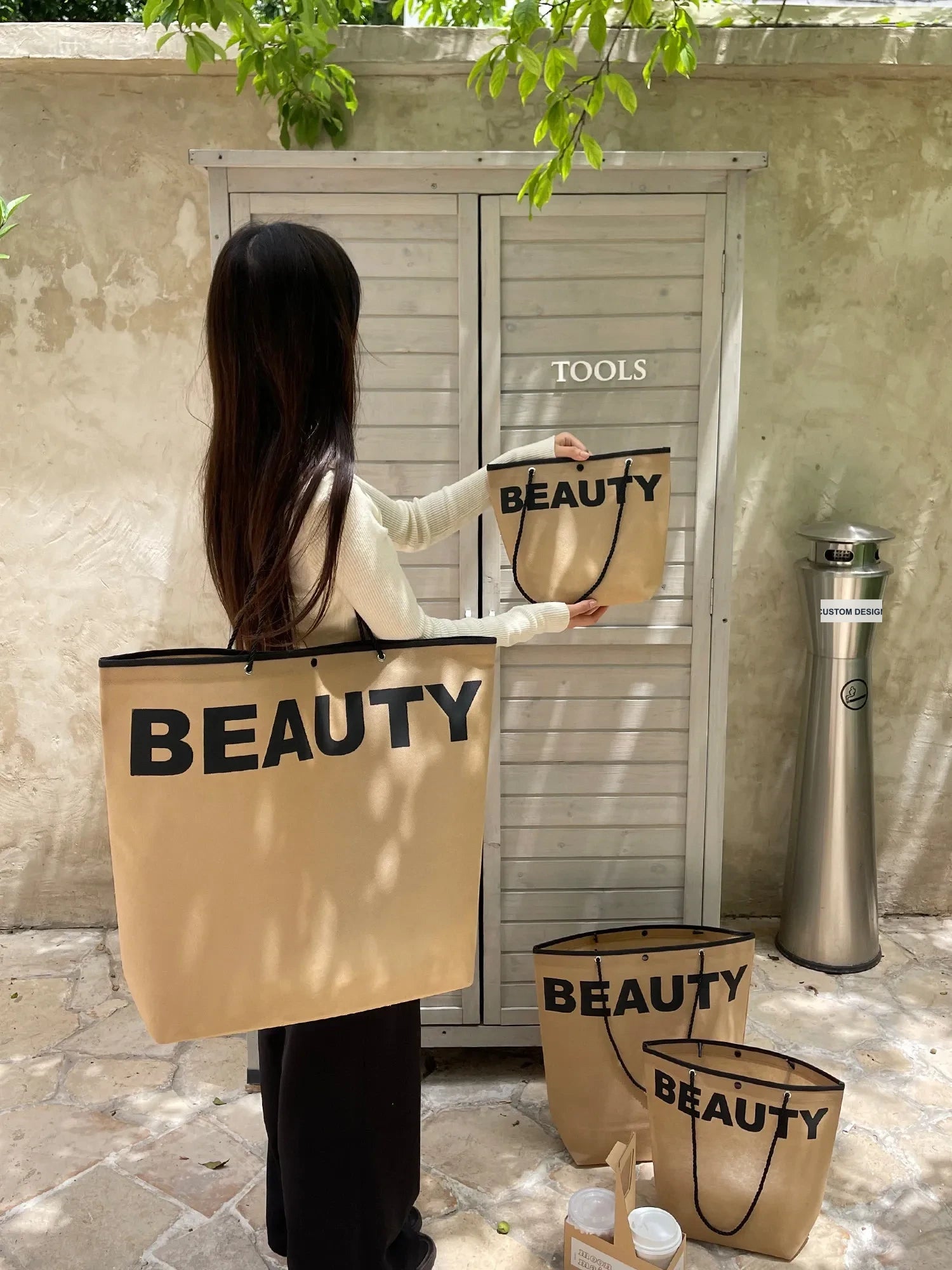 Large-Capacity Non-Woven Tote Bags — 10 Styles product view 4