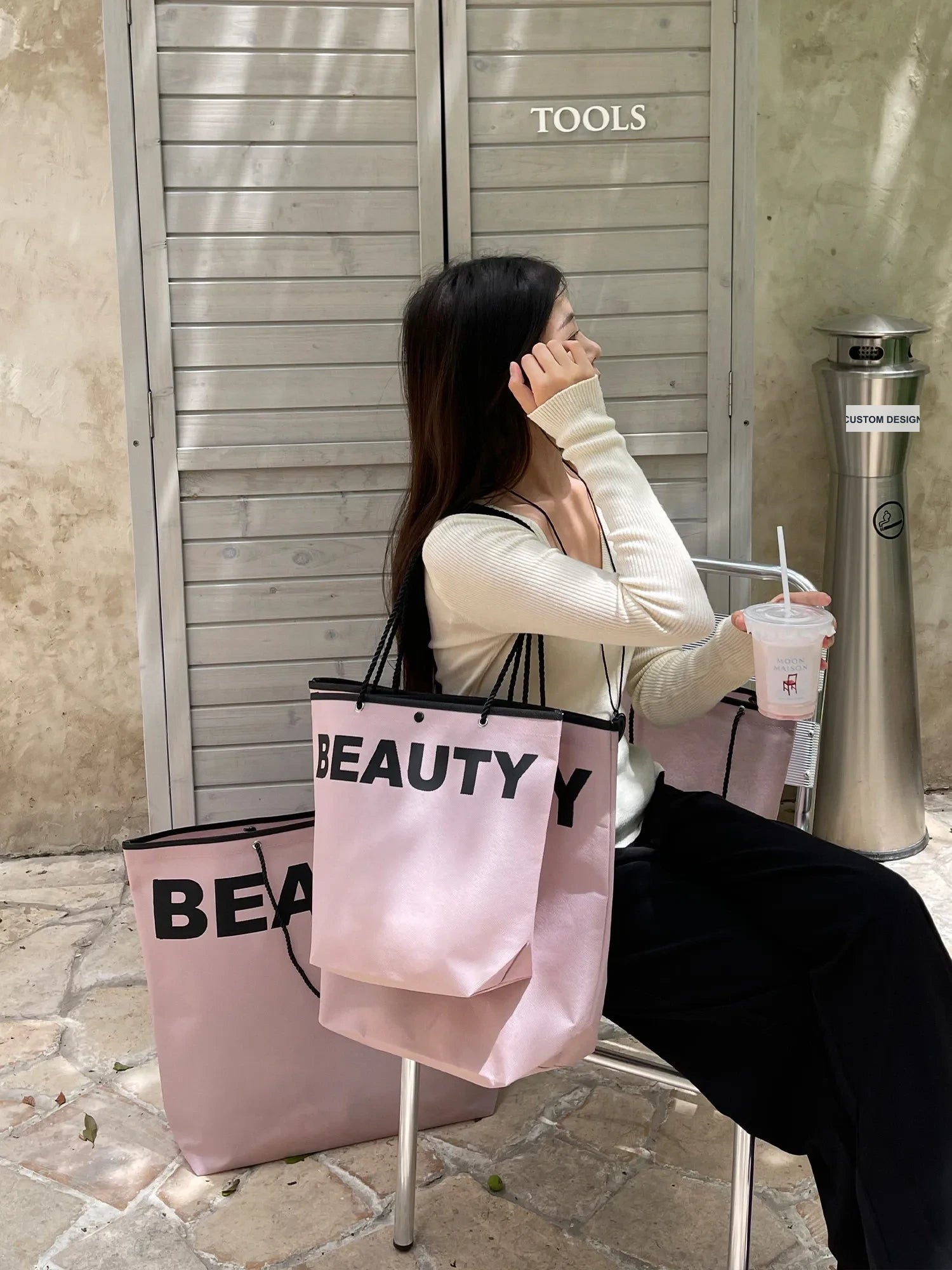 Large-Capacity Non-Woven Tote Bags — 10 Styles product view 4