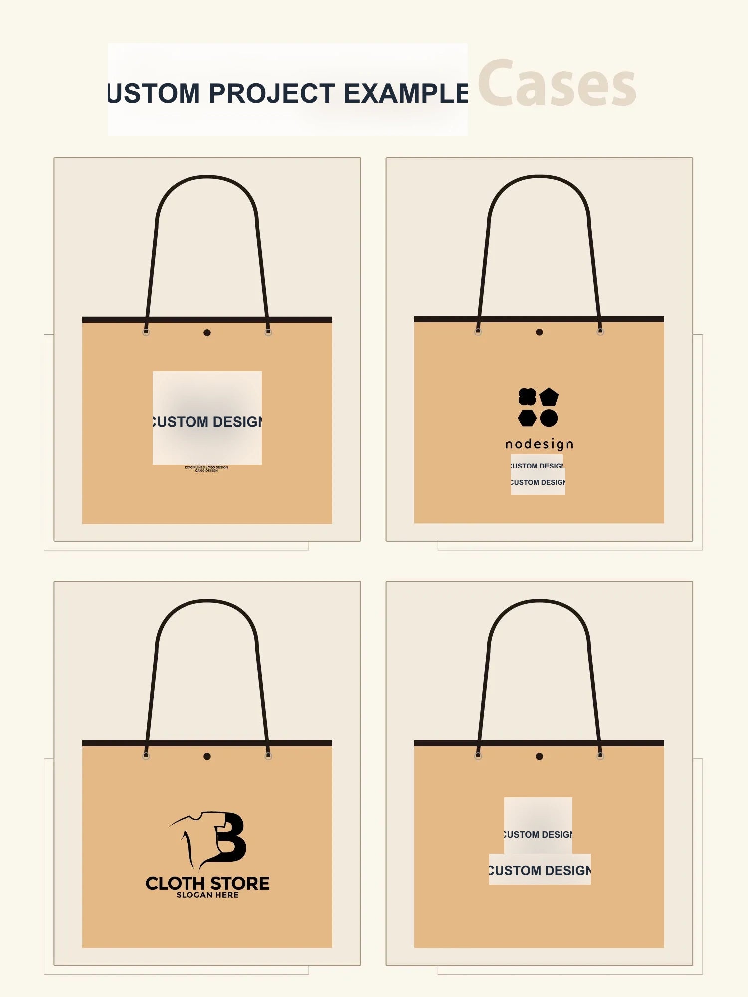 Large-Capacity Non-Woven Tote Bags — 10 Styles product view 5