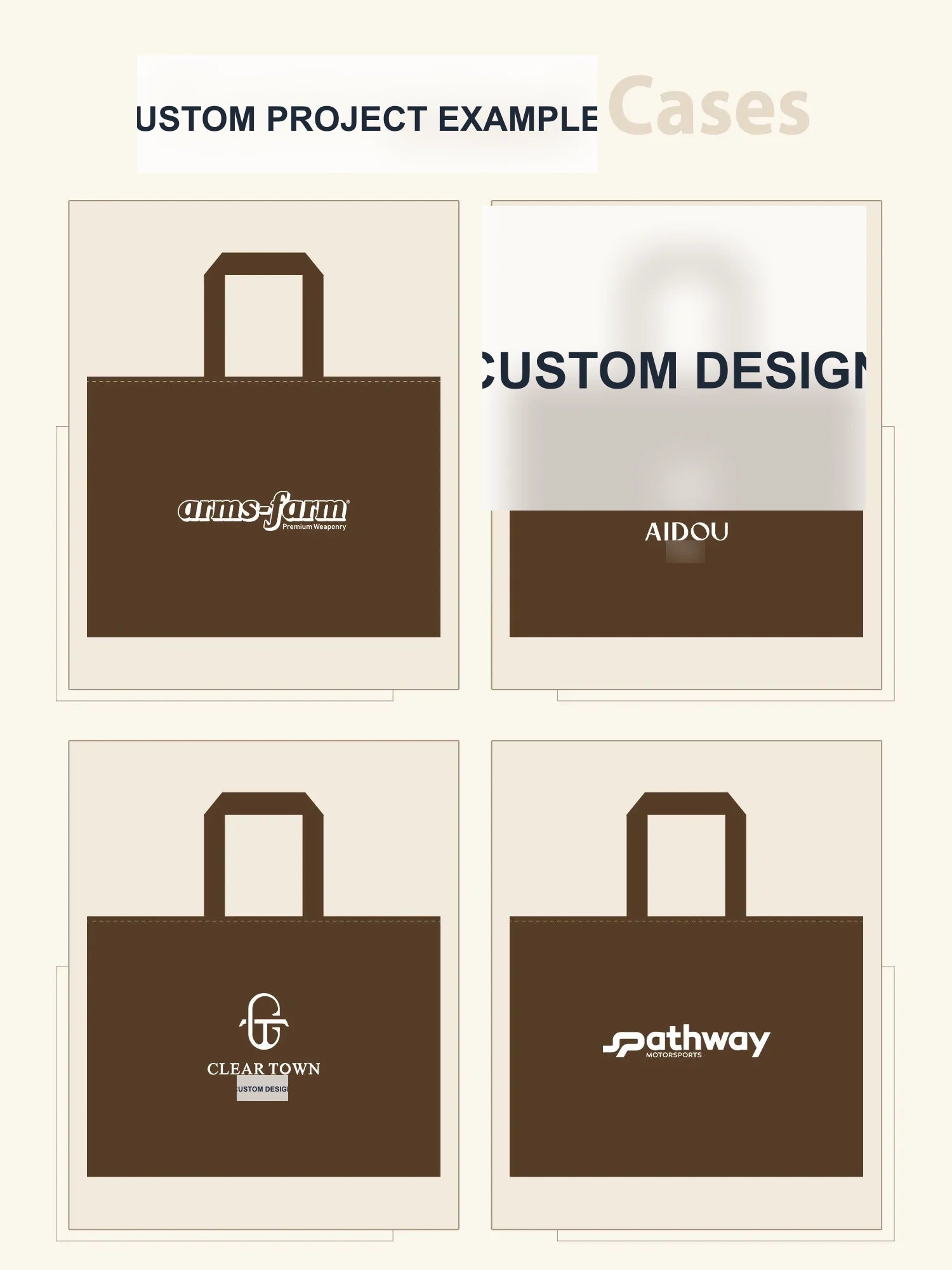 Large-Capacity Non-Woven Tote Bags — 10 Styles product view 5