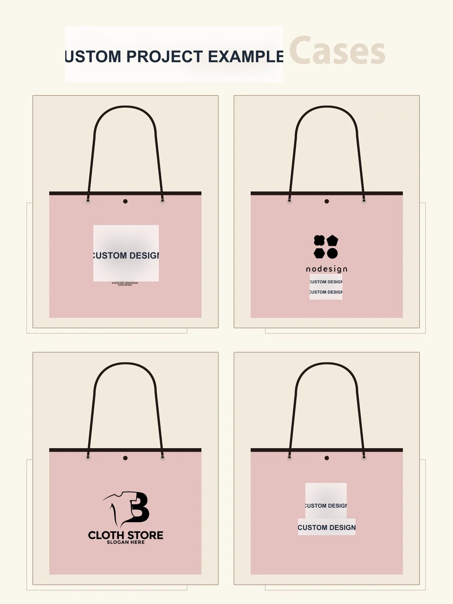 Large-Capacity Non-Woven Tote Bags — 10 Styles product view 5
