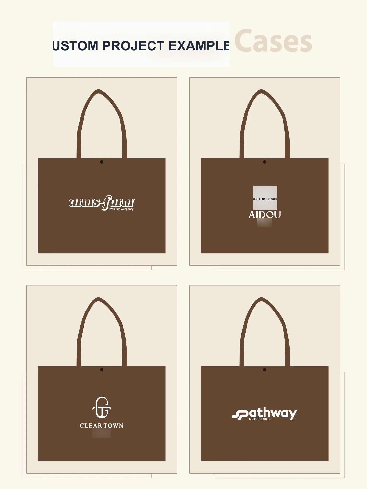 Large-Capacity Non-Woven Tote Bags — 10 Styles product view 5