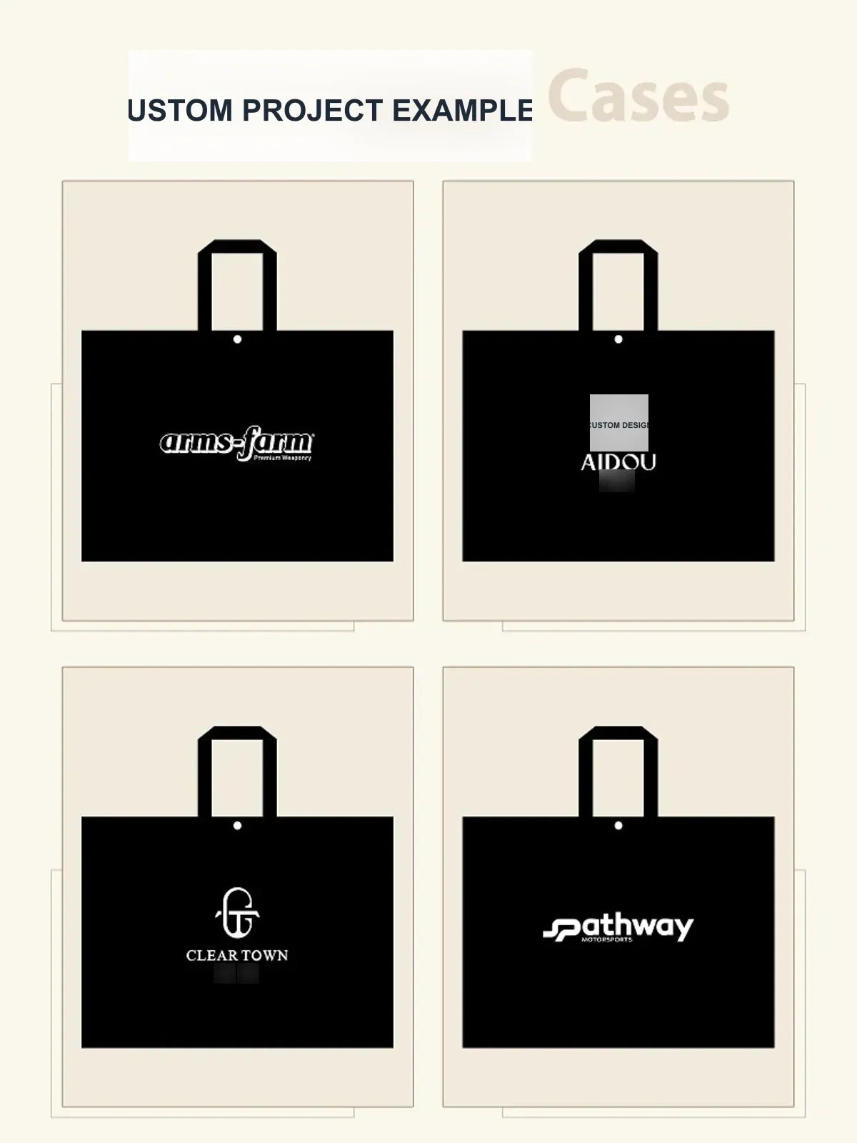 Large-Capacity Non-Woven Tote Bags — 12 Styles product view 5