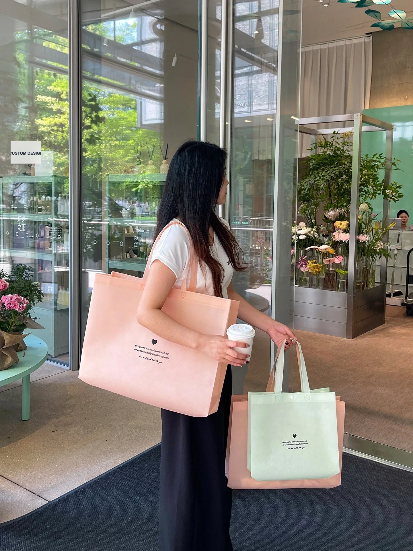 Large-Capacity Non-Woven Tote Bags — 13 Styles product view 2