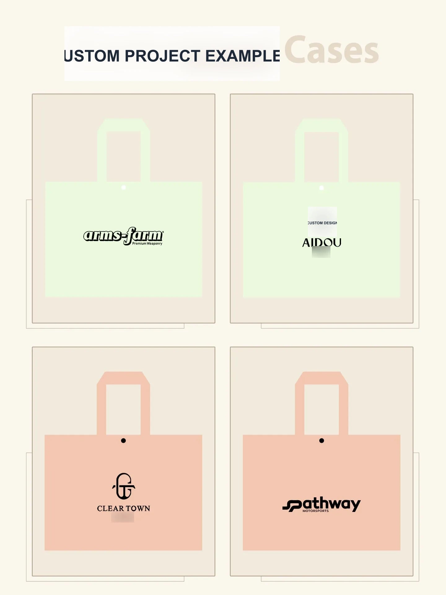 Large-Capacity Non-Woven Tote Bags — 13 Styles product view 3