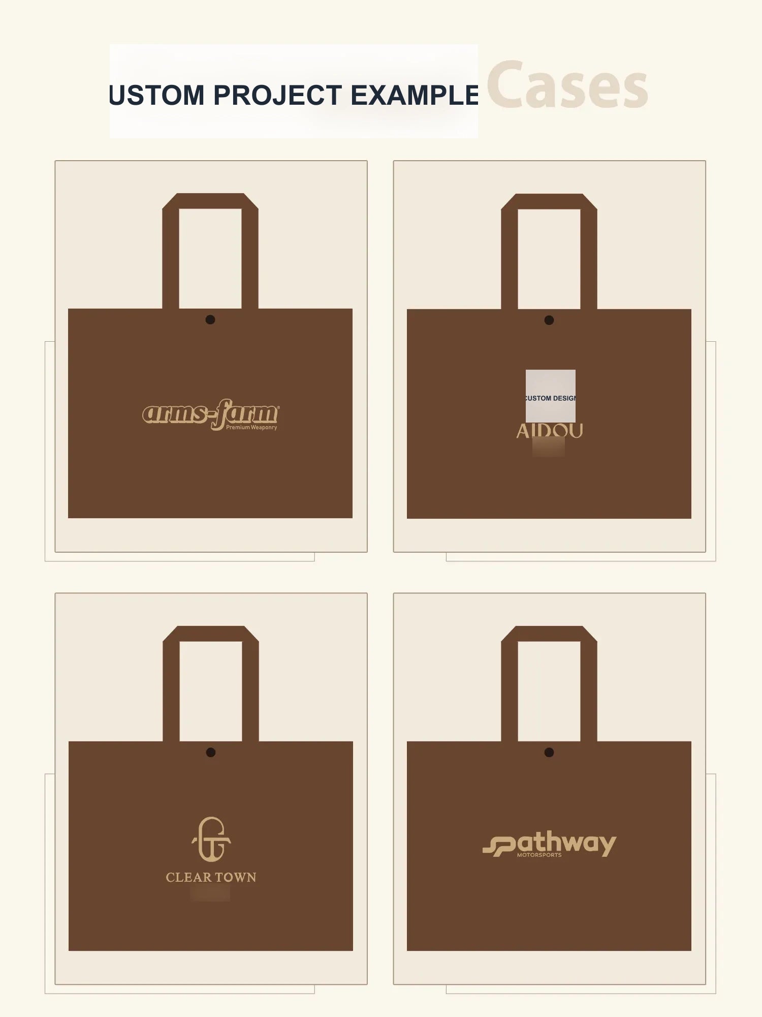 Large-Capacity Non-Woven Tote Bags — 15 Styles product view 5
