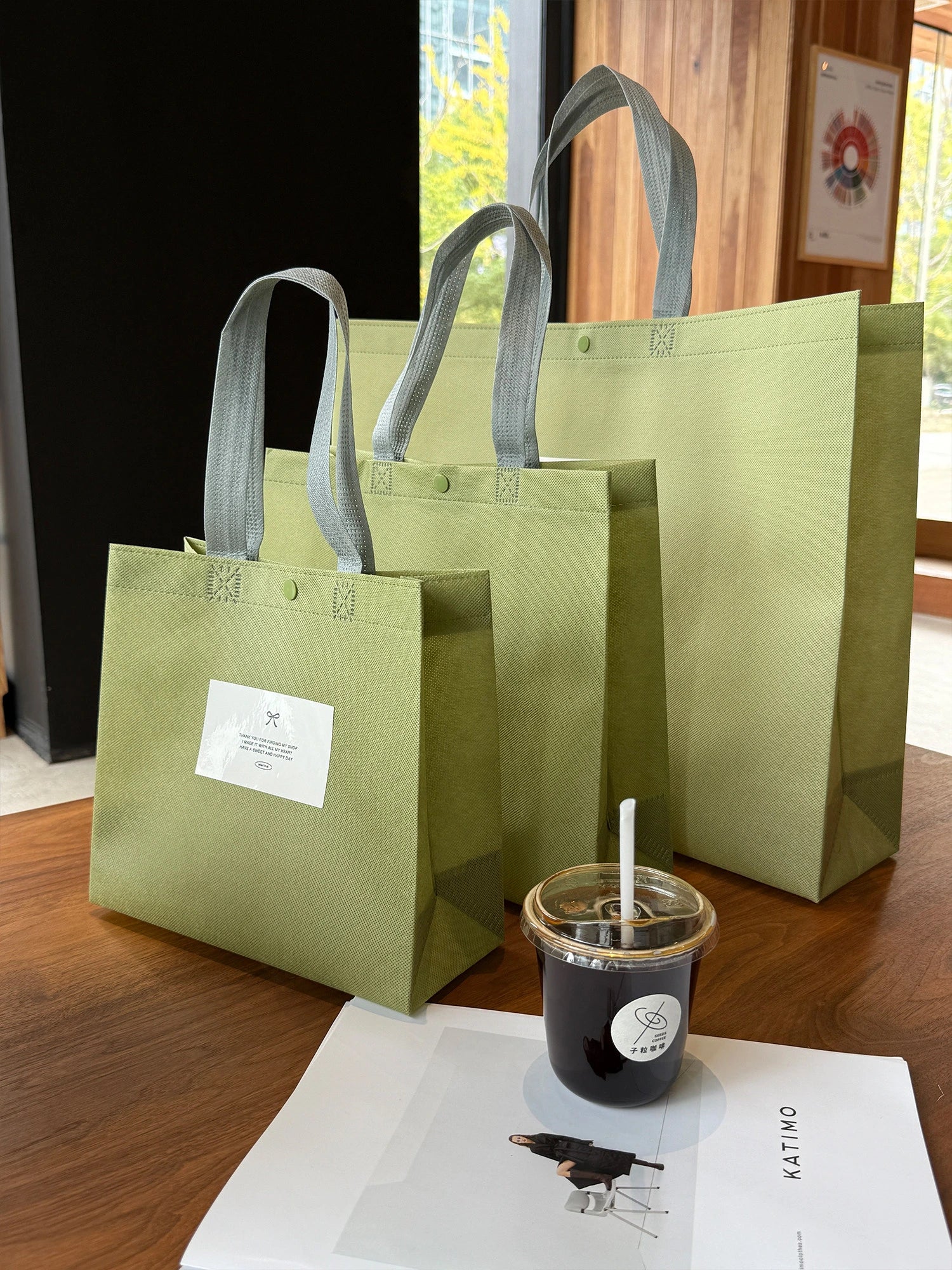 Large-Capacity Non-Woven Tote Bags — 16 Styles product view 3