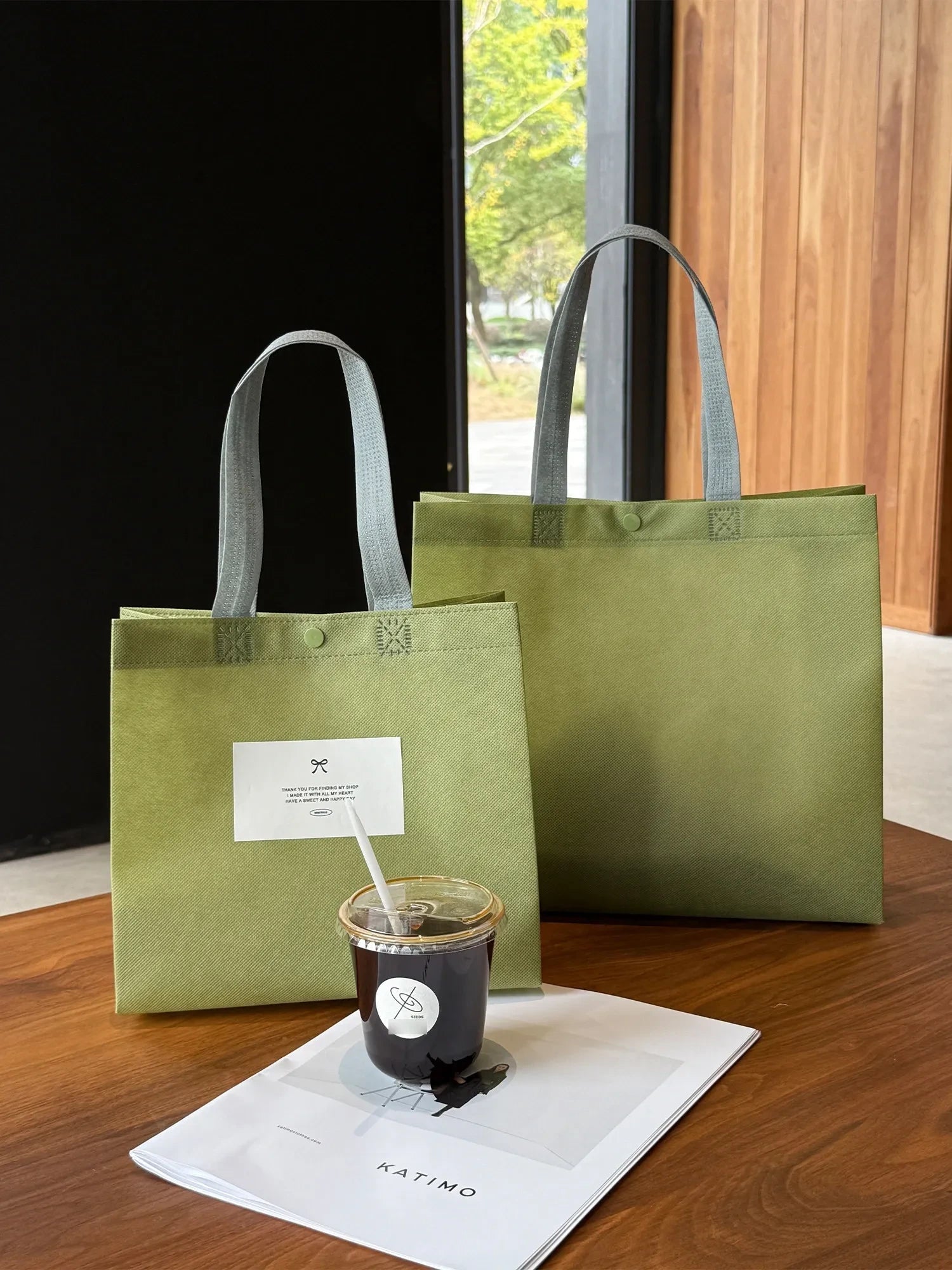 Large-Capacity Non-Woven Tote Bags — 16 Styles product view 4