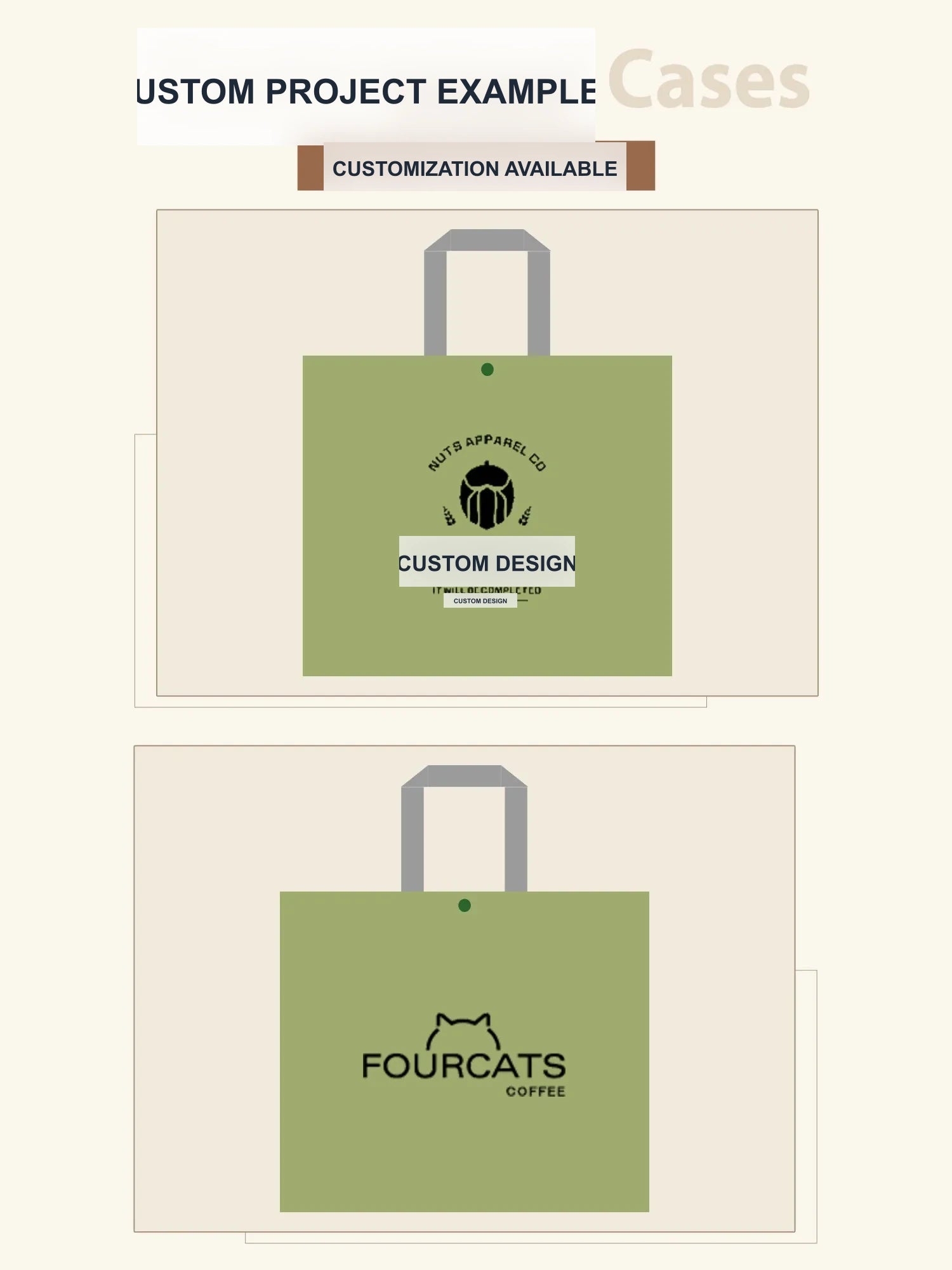 Large-Capacity Non-Woven Tote Bags — 16 Styles product view 5