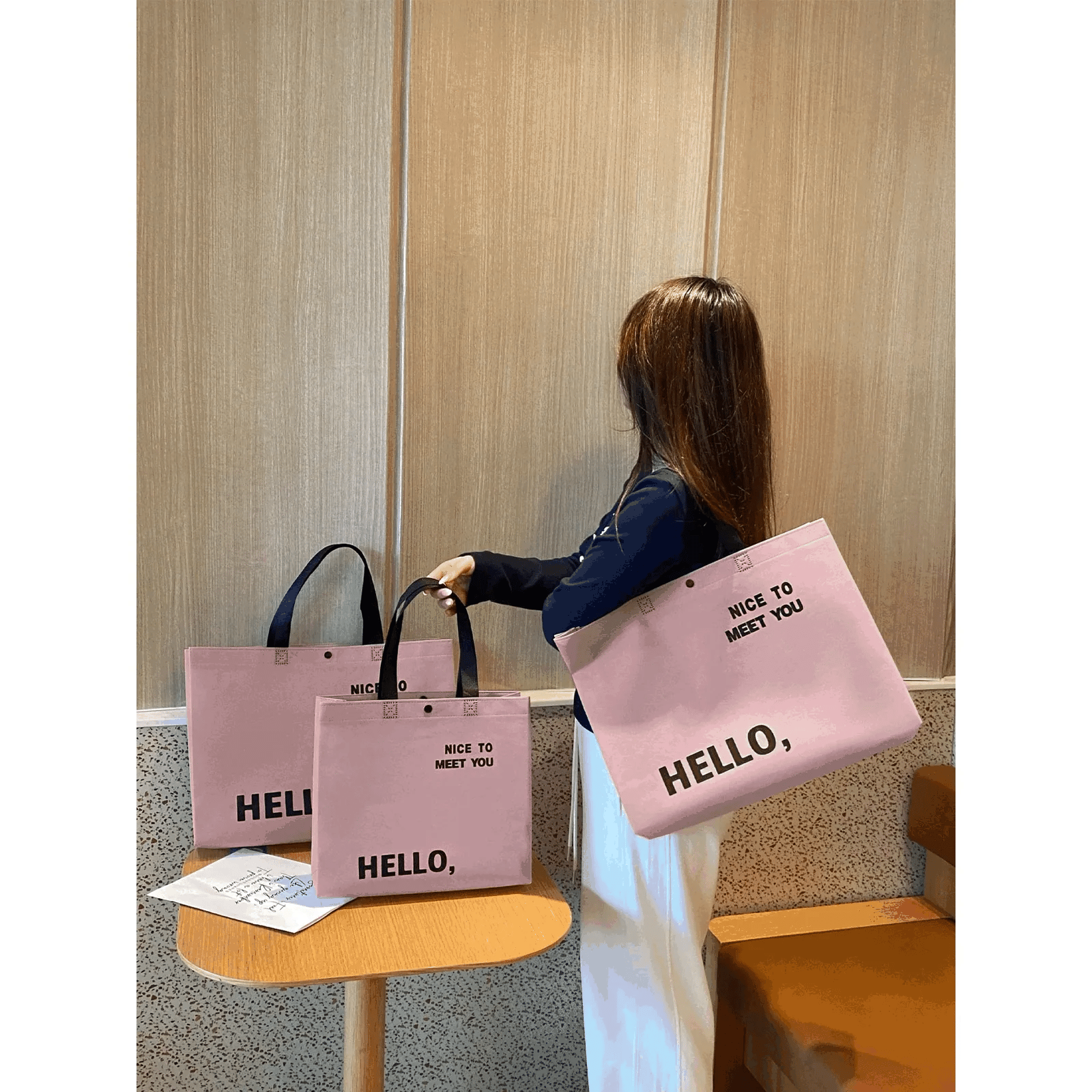 Large-Capacity Non-Woven Tote Bags — 16 Styles animated product view 1