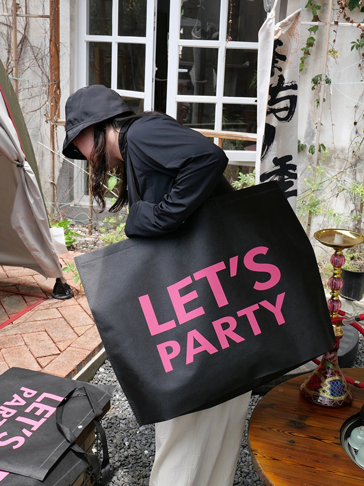 Large-Capacity Non-Woven Tote Bags — 2 Styles product view 3