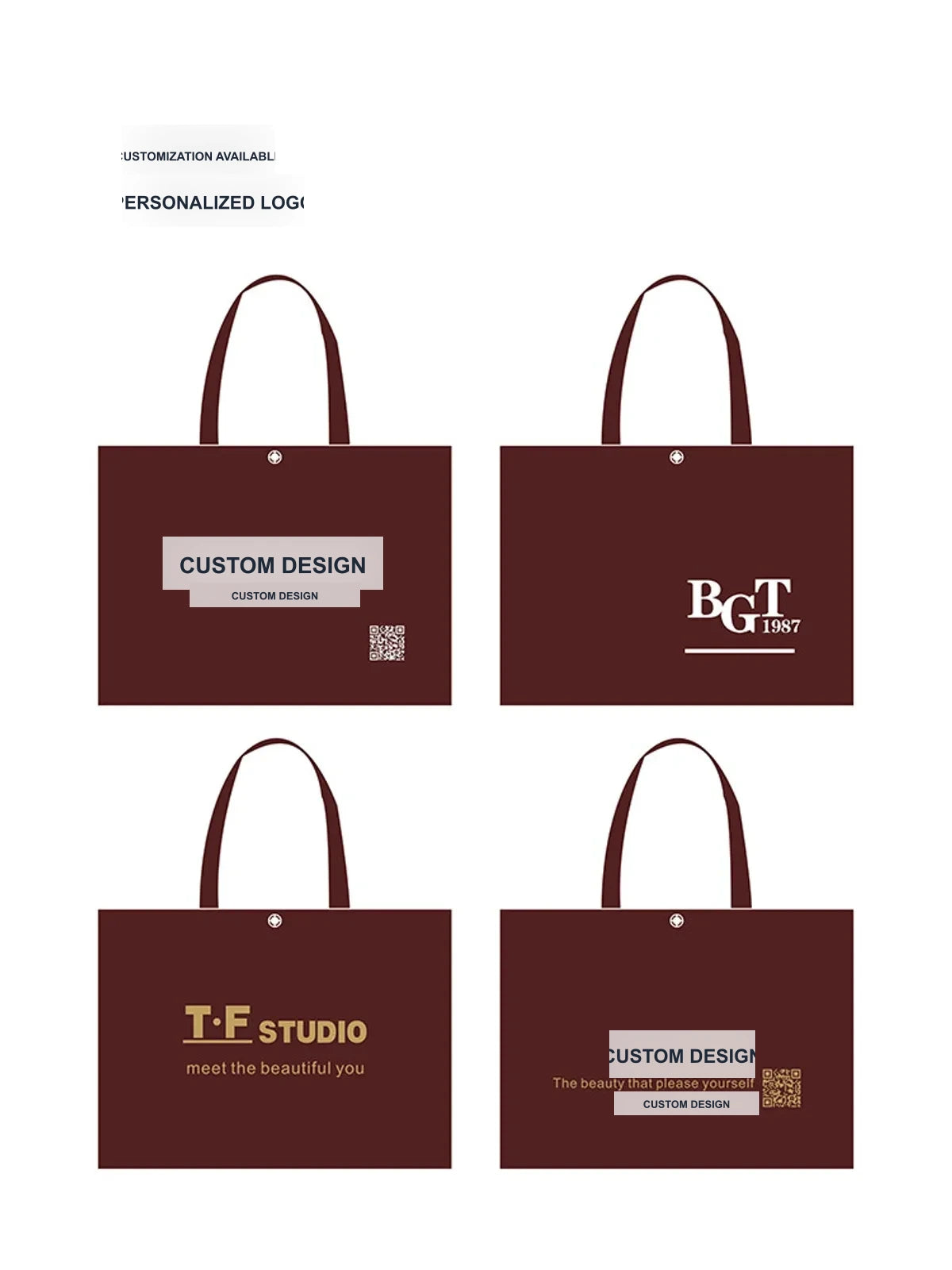 Large-Capacity Non-Woven Tote Bags — 2 Styles product view 4