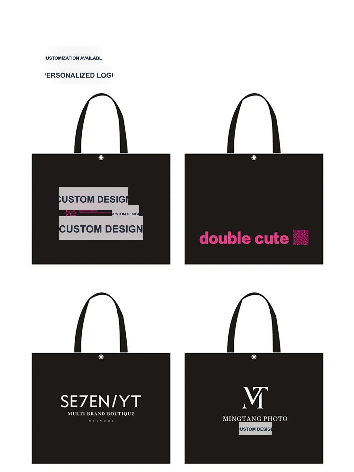 Large-Capacity Non-Woven Tote Bags — 2 Styles product view 4