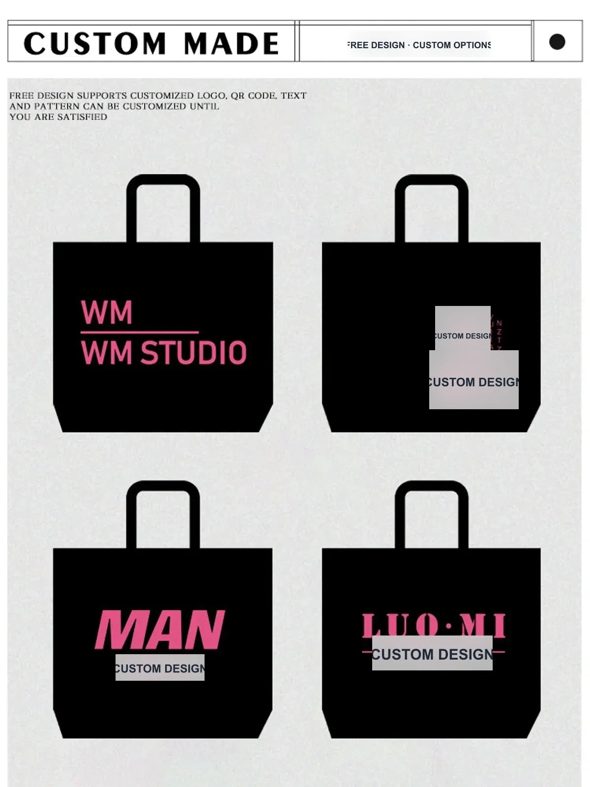 Large-Capacity Non-Woven Tote Bags — 2 Styles product view 5