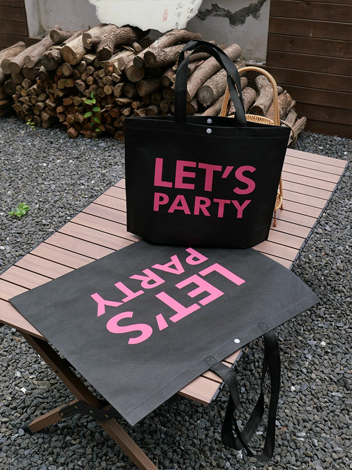 Large-Capacity Non-Woven Tote Bags — 2 Styles product view 5