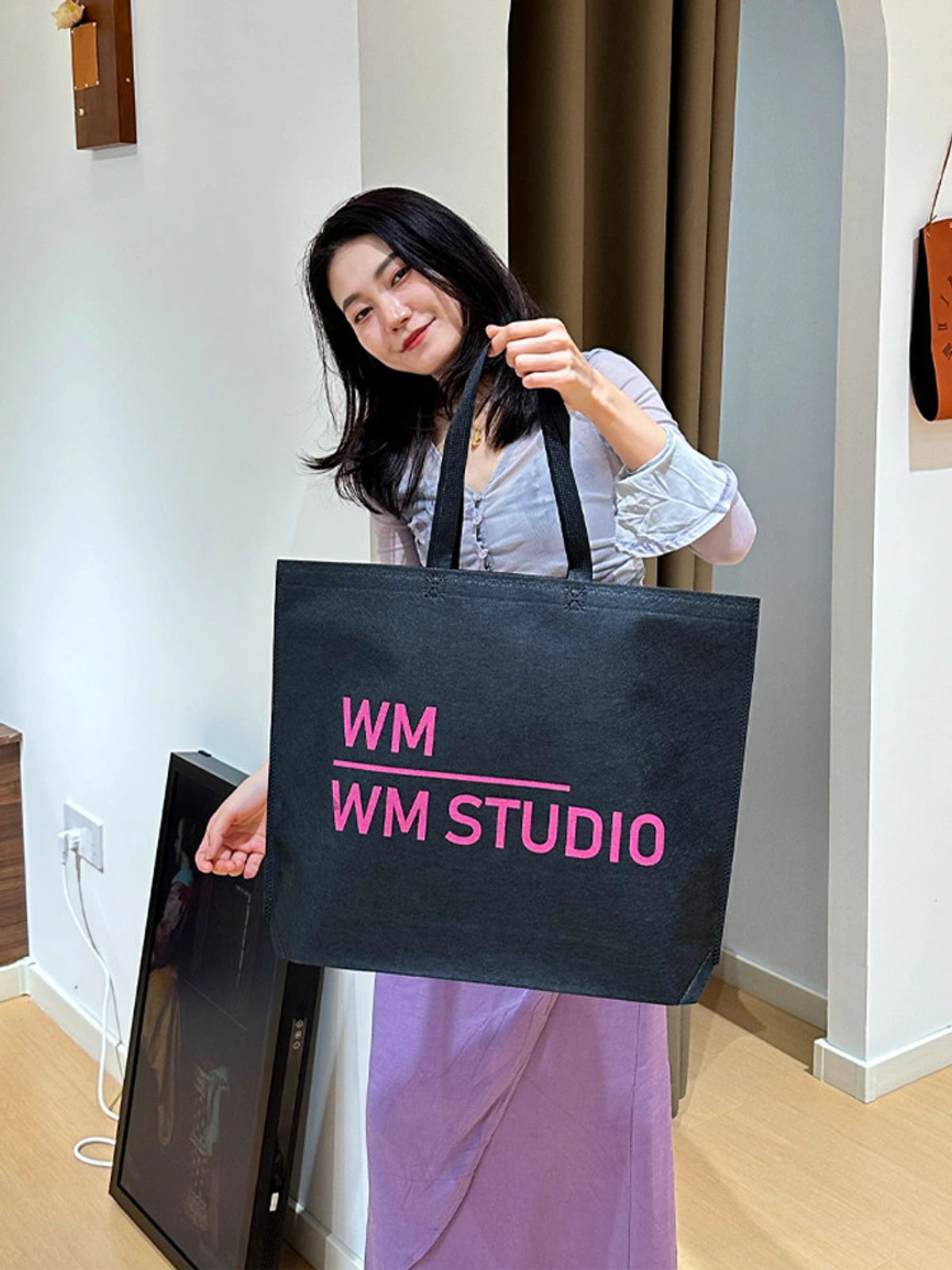 Large-Capacity Non-Woven Tote Bags — 2 Styles product view 5
