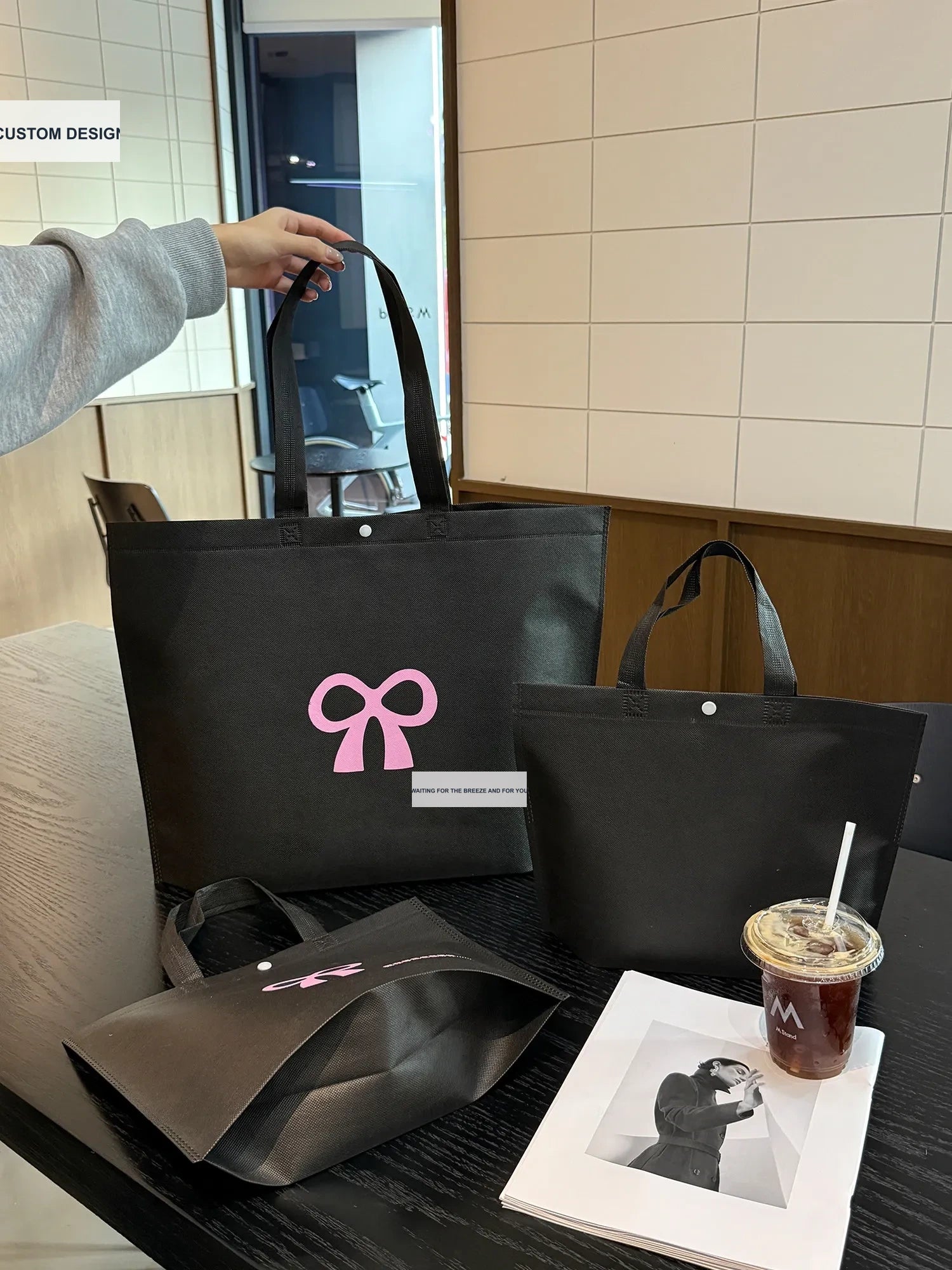Large-Capacity Non-Woven Tote Bags — 22 Styles product view 2