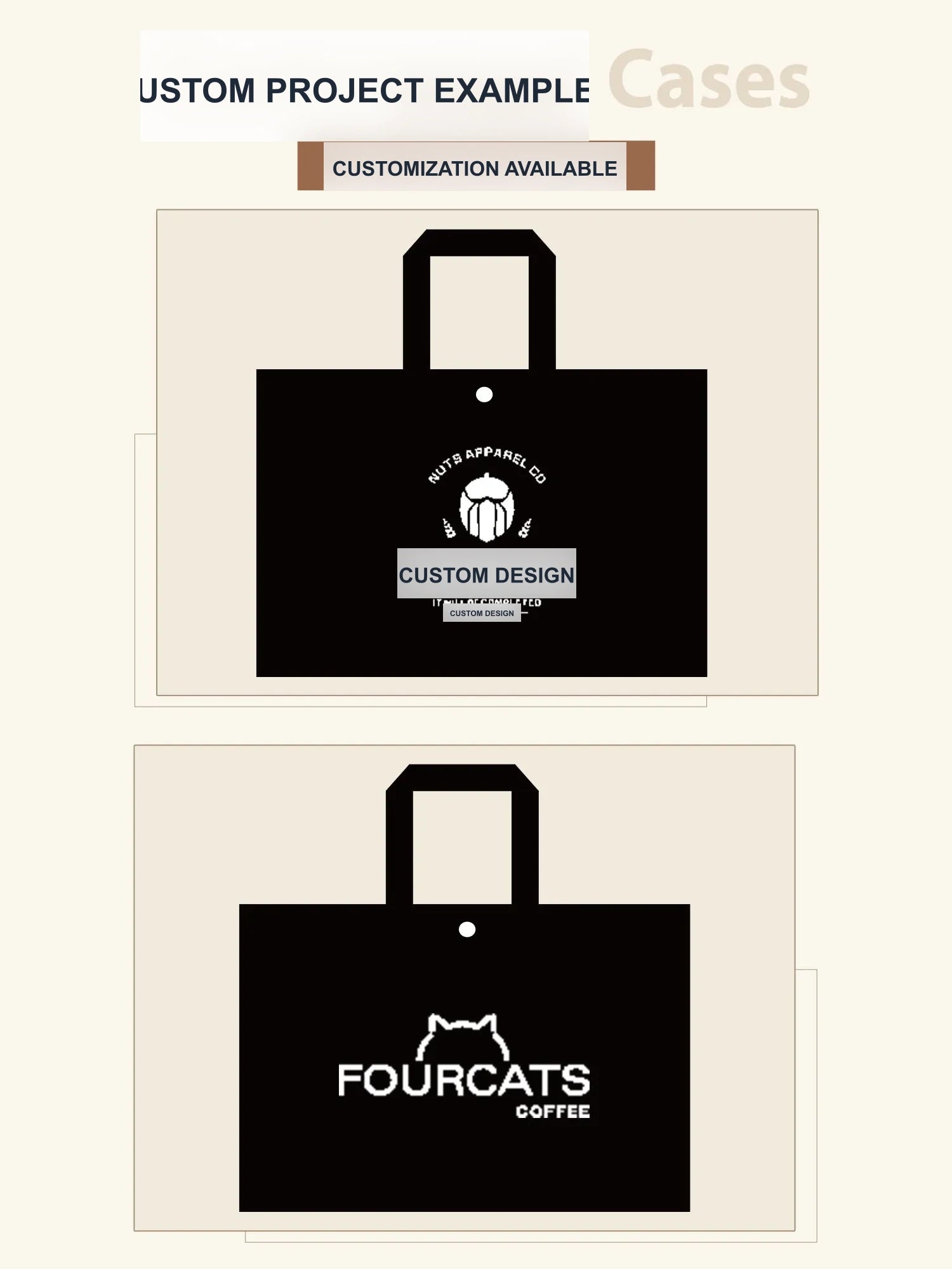 Large-Capacity Non-Woven Tote Bags — 22 Styles product view 5