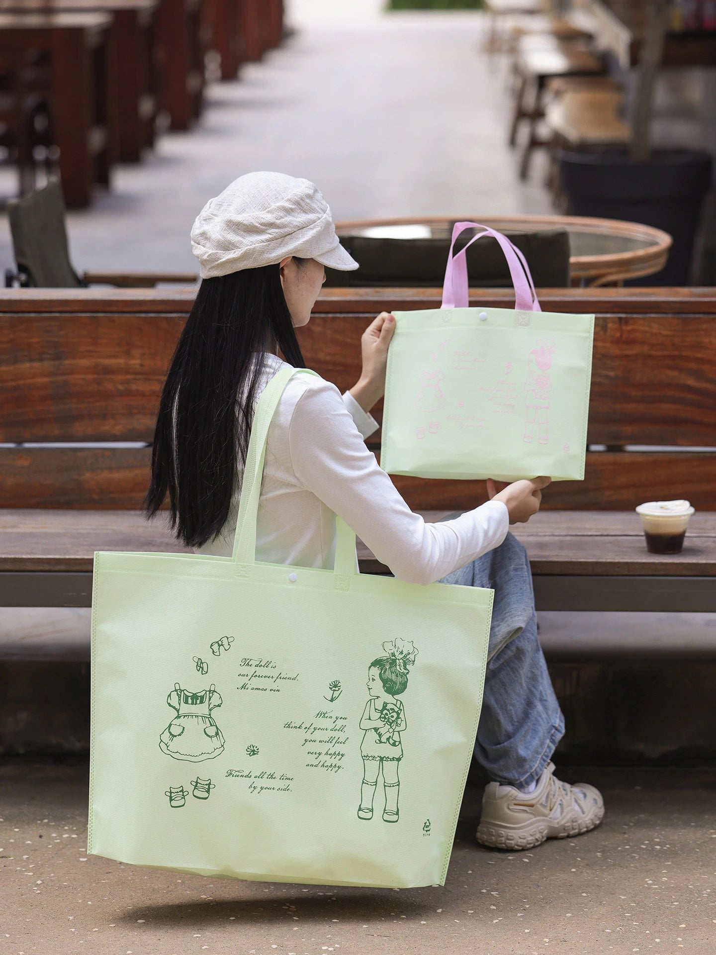 Large-Capacity Non-Woven Tote Bags — 3 Styles product view 1