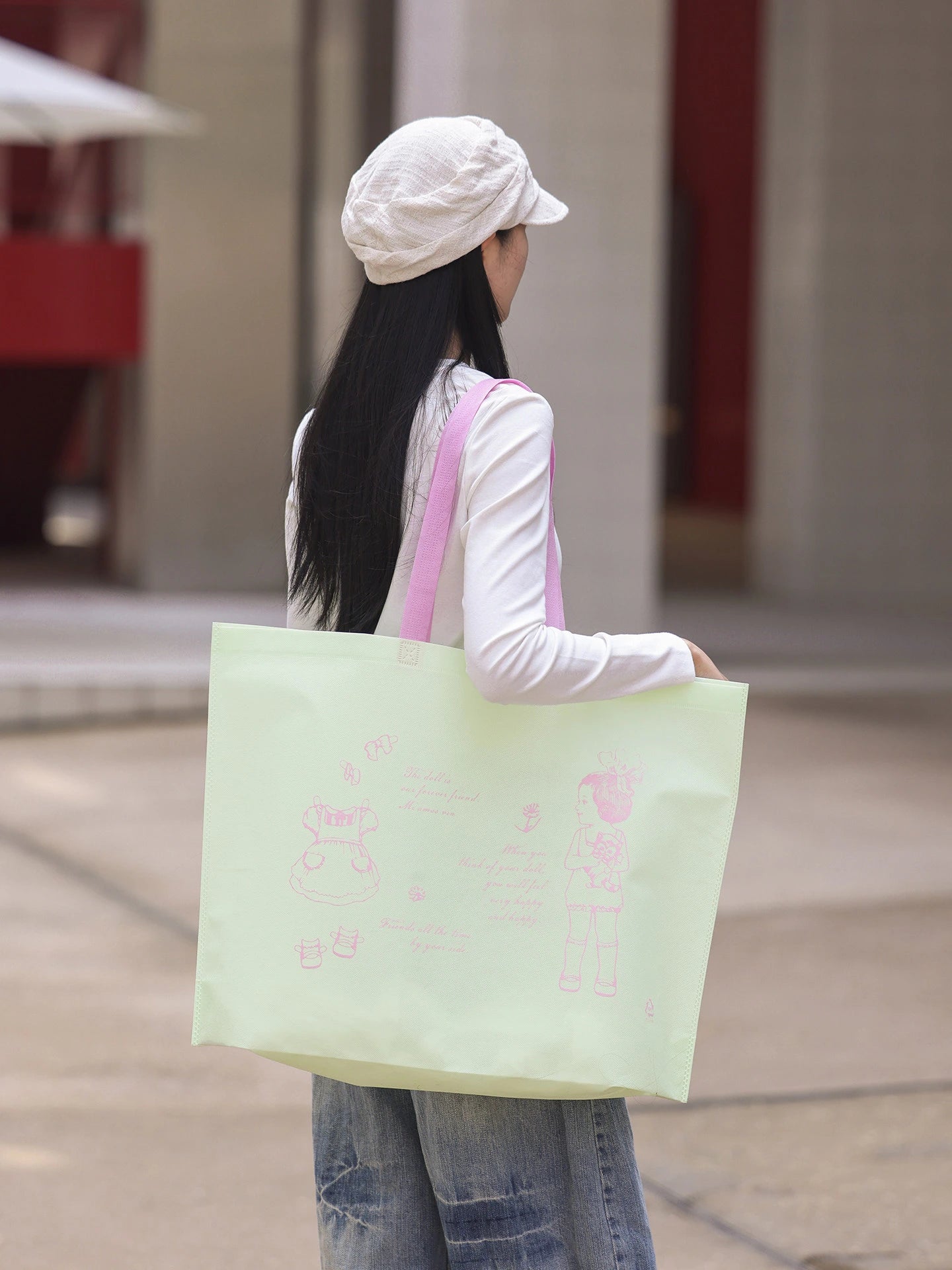 Large-Capacity Non-Woven Tote Bags — 3 Styles product view 3