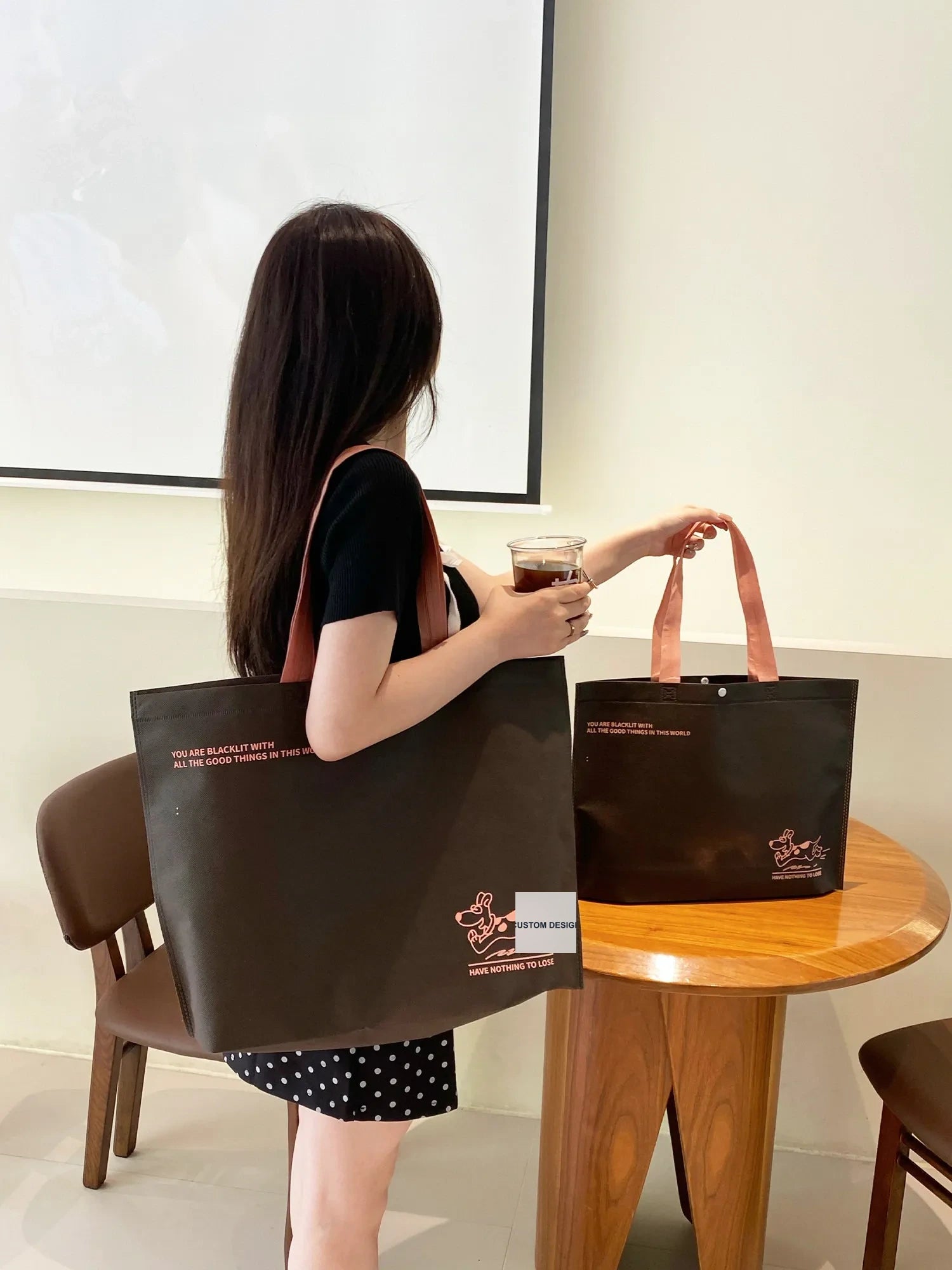 Large-Capacity Non-Woven Tote Bags — 4 Styles product view 1
