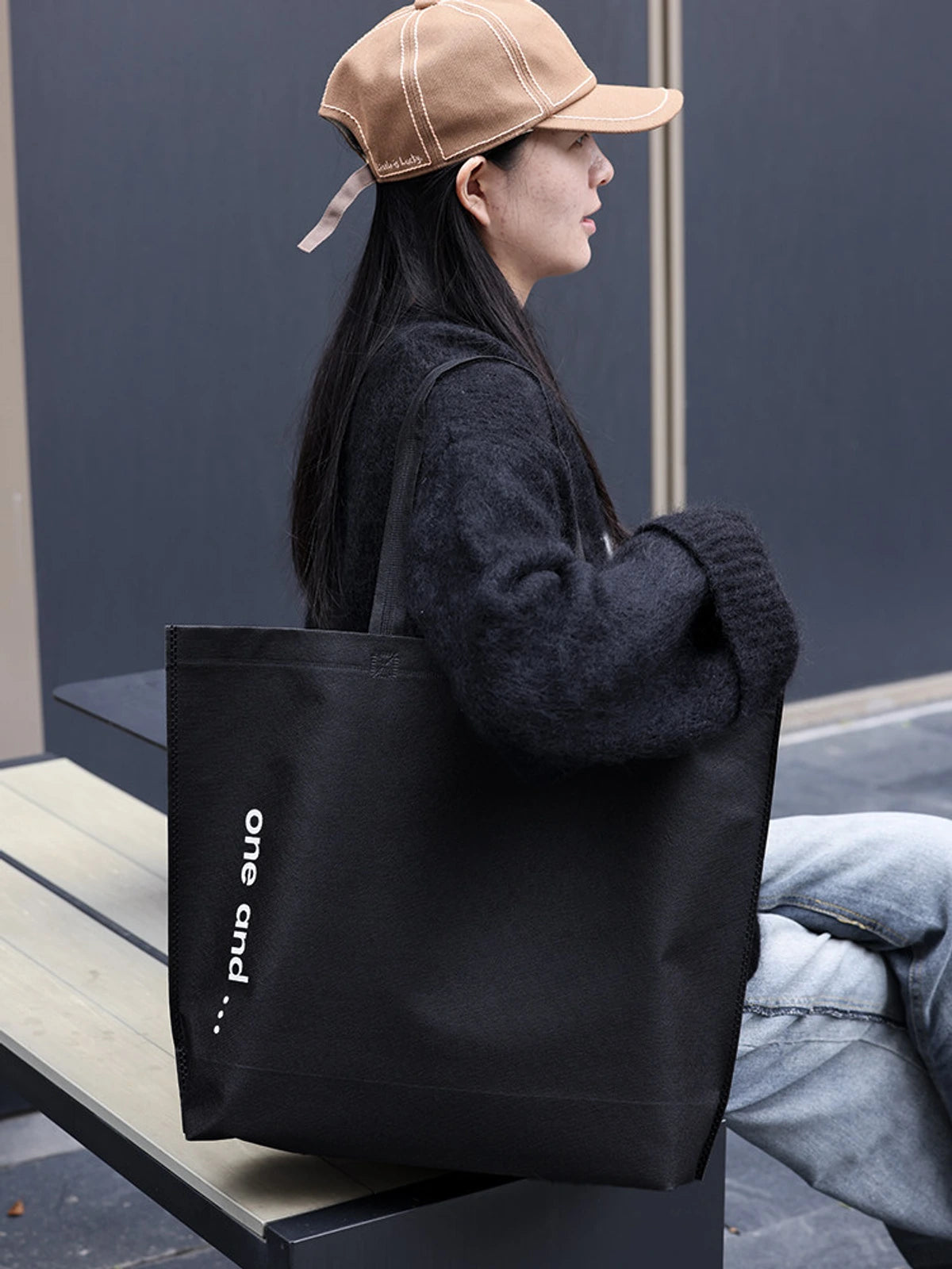 Large-Capacity Non-Woven Tote Bags — 4 Styles product view 3