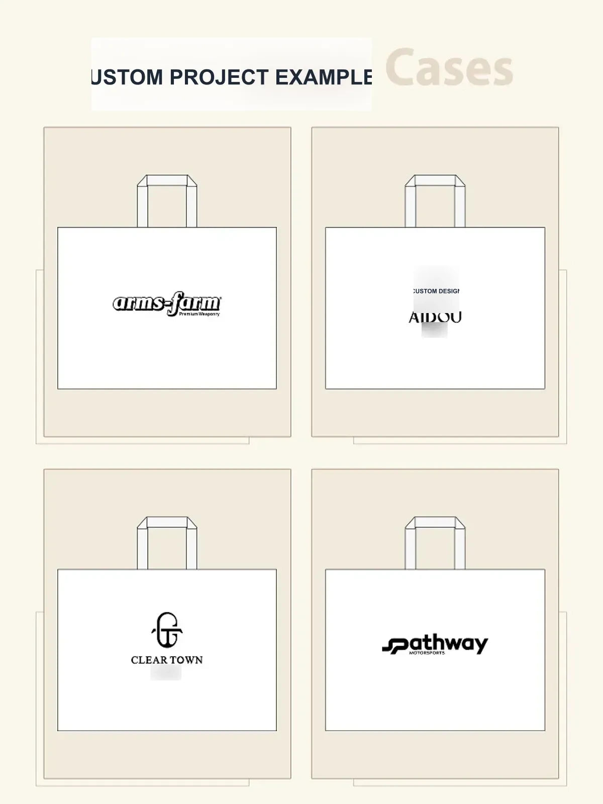 Large-Capacity Non-Woven Tote Bags — 6 Styles product view 5