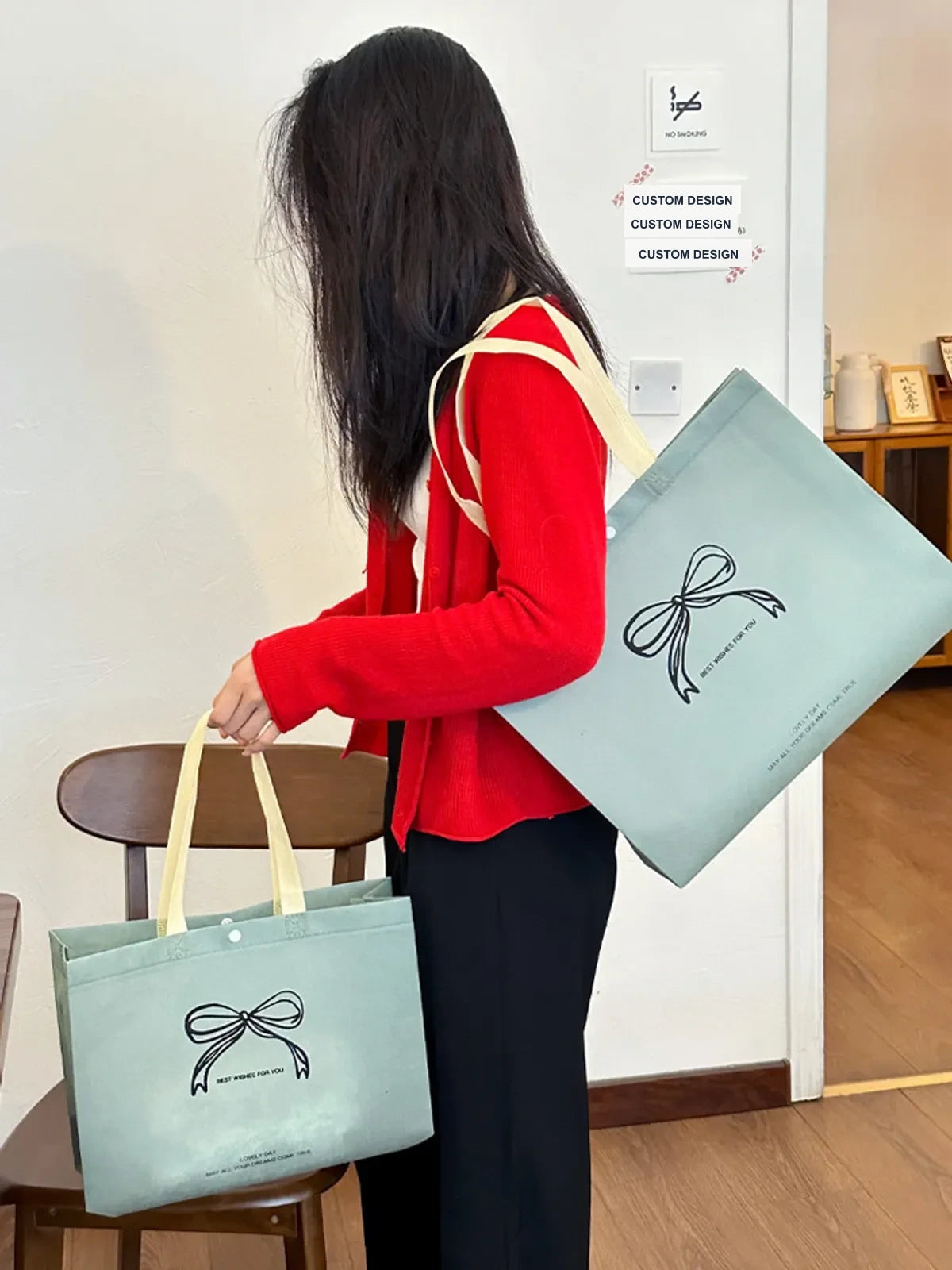 Large-Capacity Non-Woven Tote Bags — 8 Styles product view 1