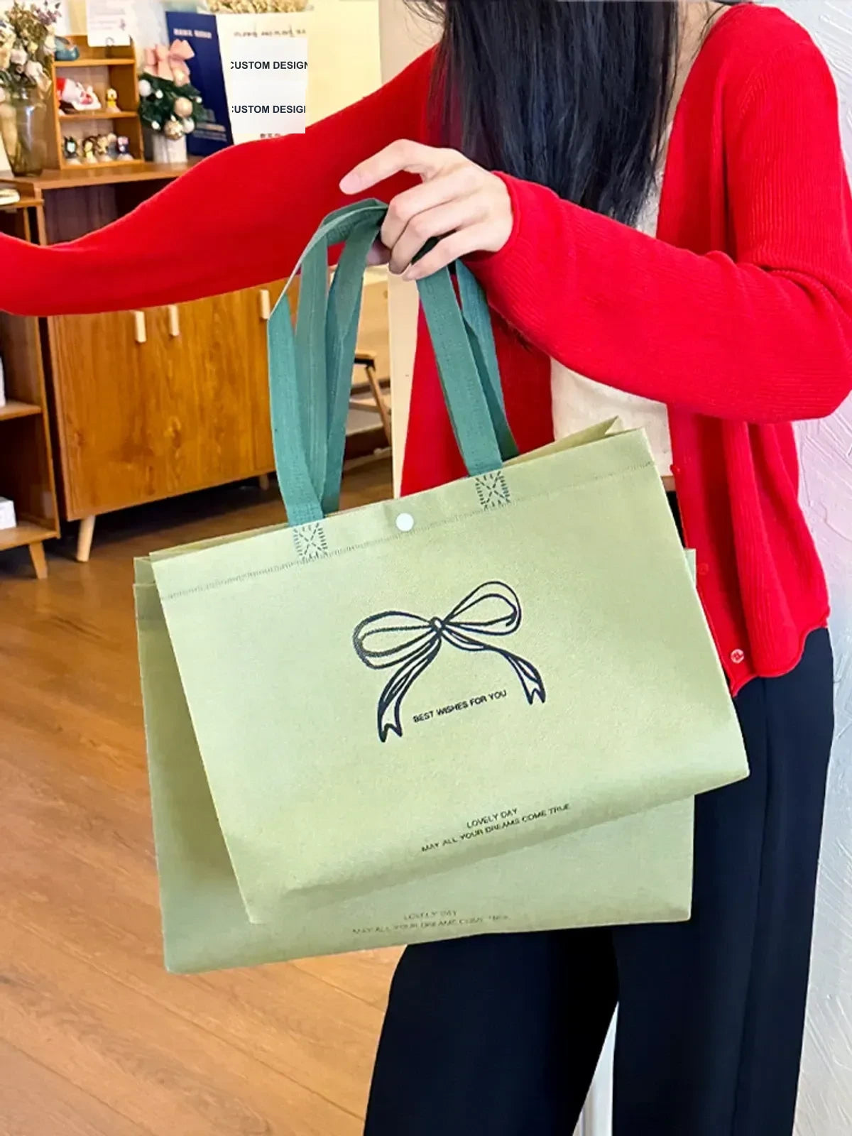 Large-Capacity Non-Woven Tote Bags — 8 Styles product view 3