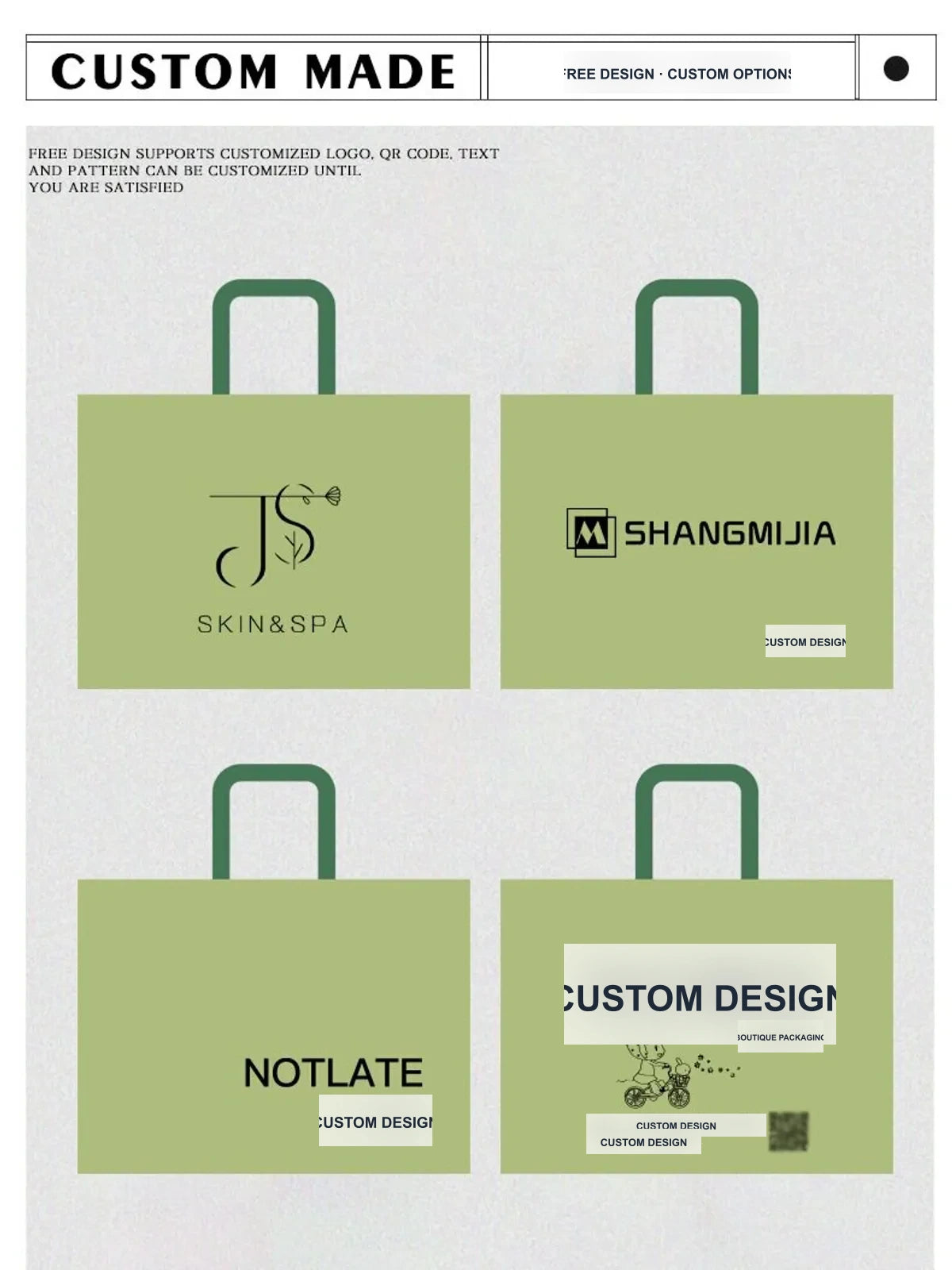 Large-Capacity Non-Woven Tote Bags — 8 Styles product view 5