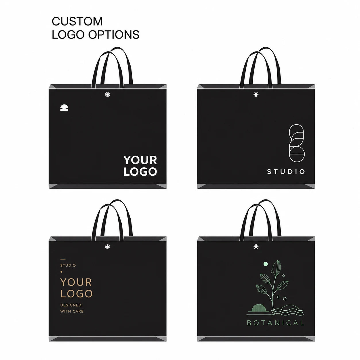 Large-Capacity Printed Non-Woven Tote Bags — 12 Styles product view 5