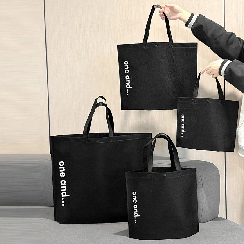 One And Print large-capacity printed non-woven tote bags — 12 styles